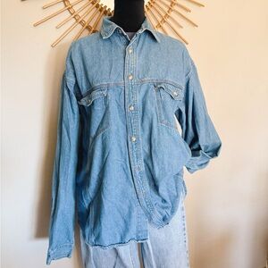 Classic Blue Denim Shirt